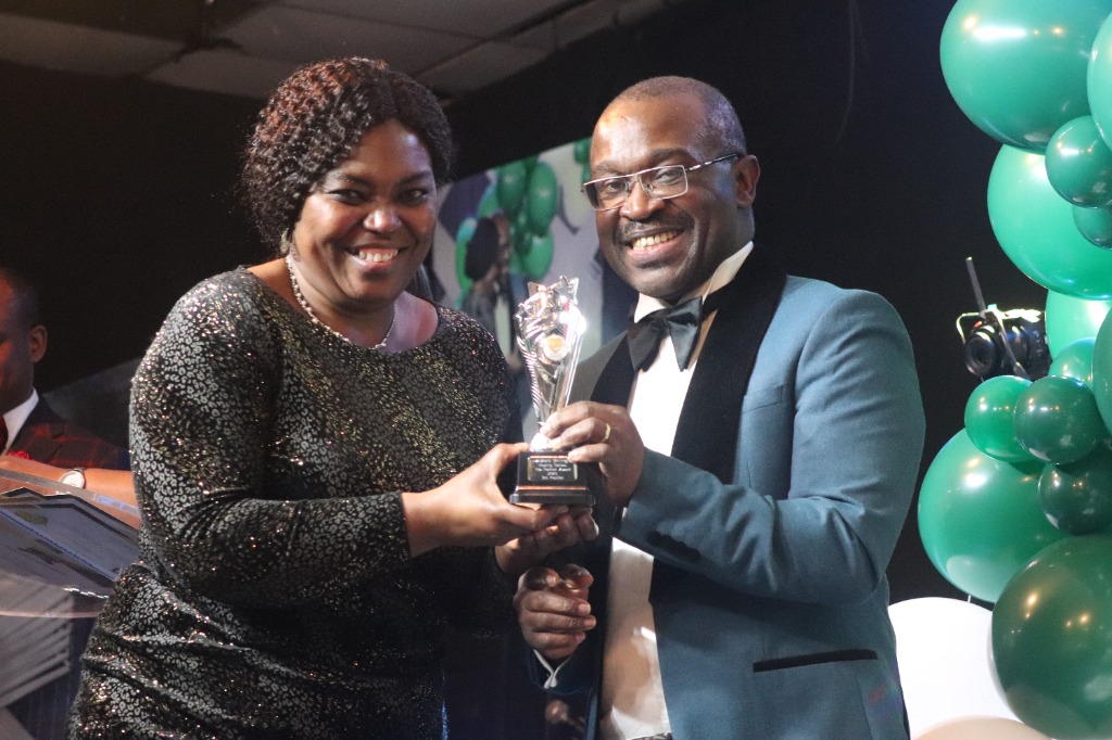 Church award ceremony celebrating excellence